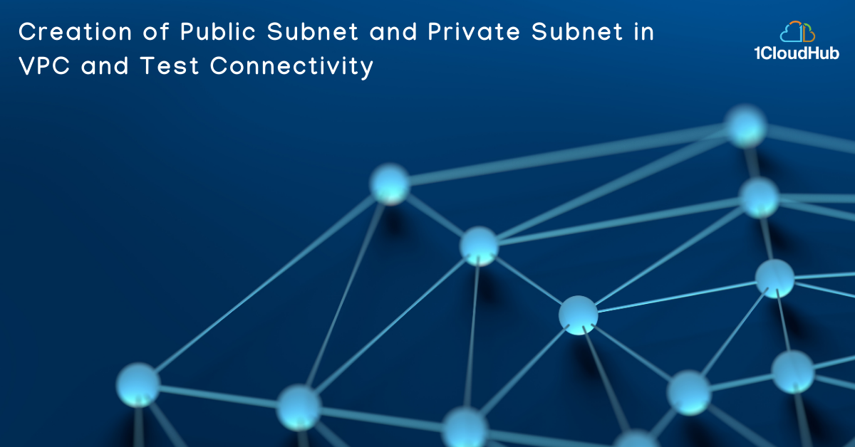 AWS VPC 101 – Creation of Public Subnet and Private Subnet in VPC and Test Connectivity